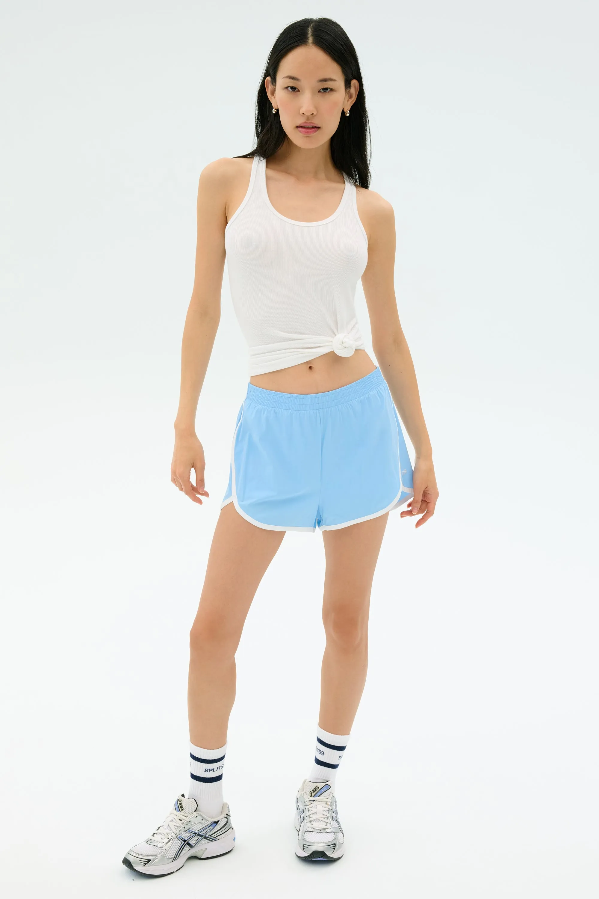 Ashby Rib Tank - White