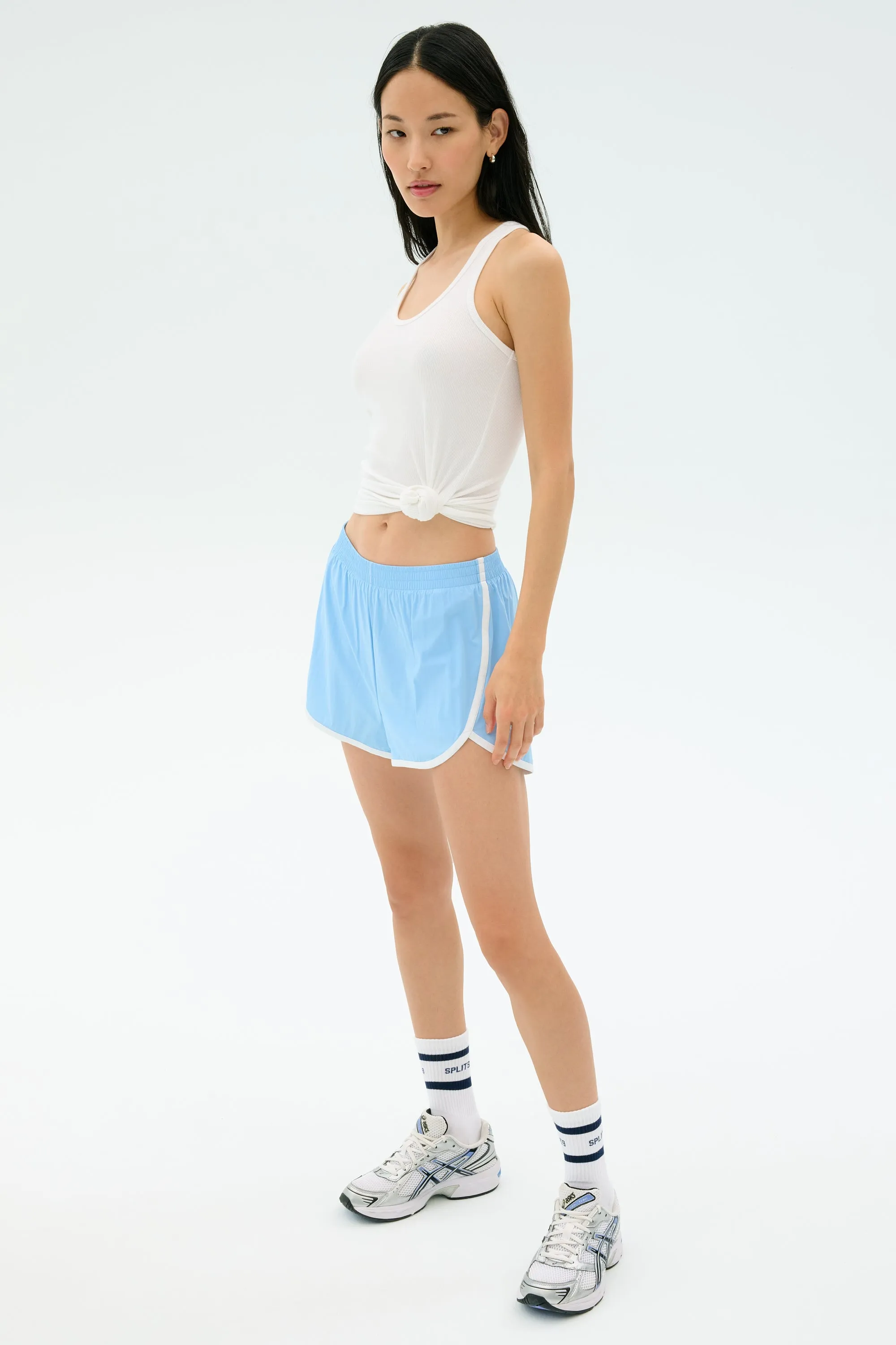 Ashby Rib Tank - White