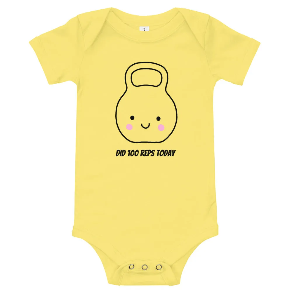 Crossfit and weight lifting baby clothes - Mom positivity onesie
