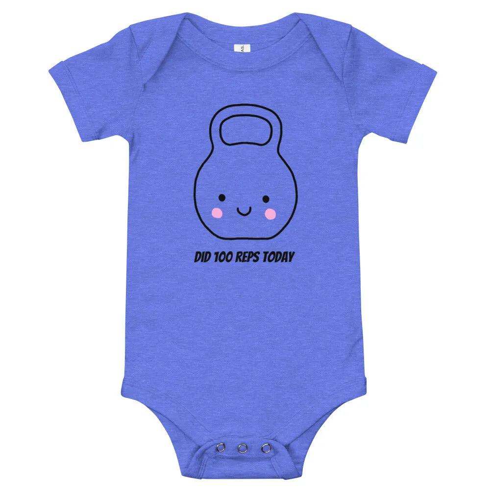 Crossfit and weight lifting baby clothes - Mom positivity onesie