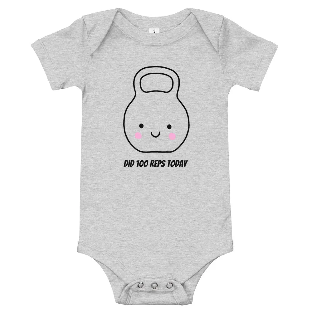 Crossfit and weight lifting baby clothes - Mom positivity onesie