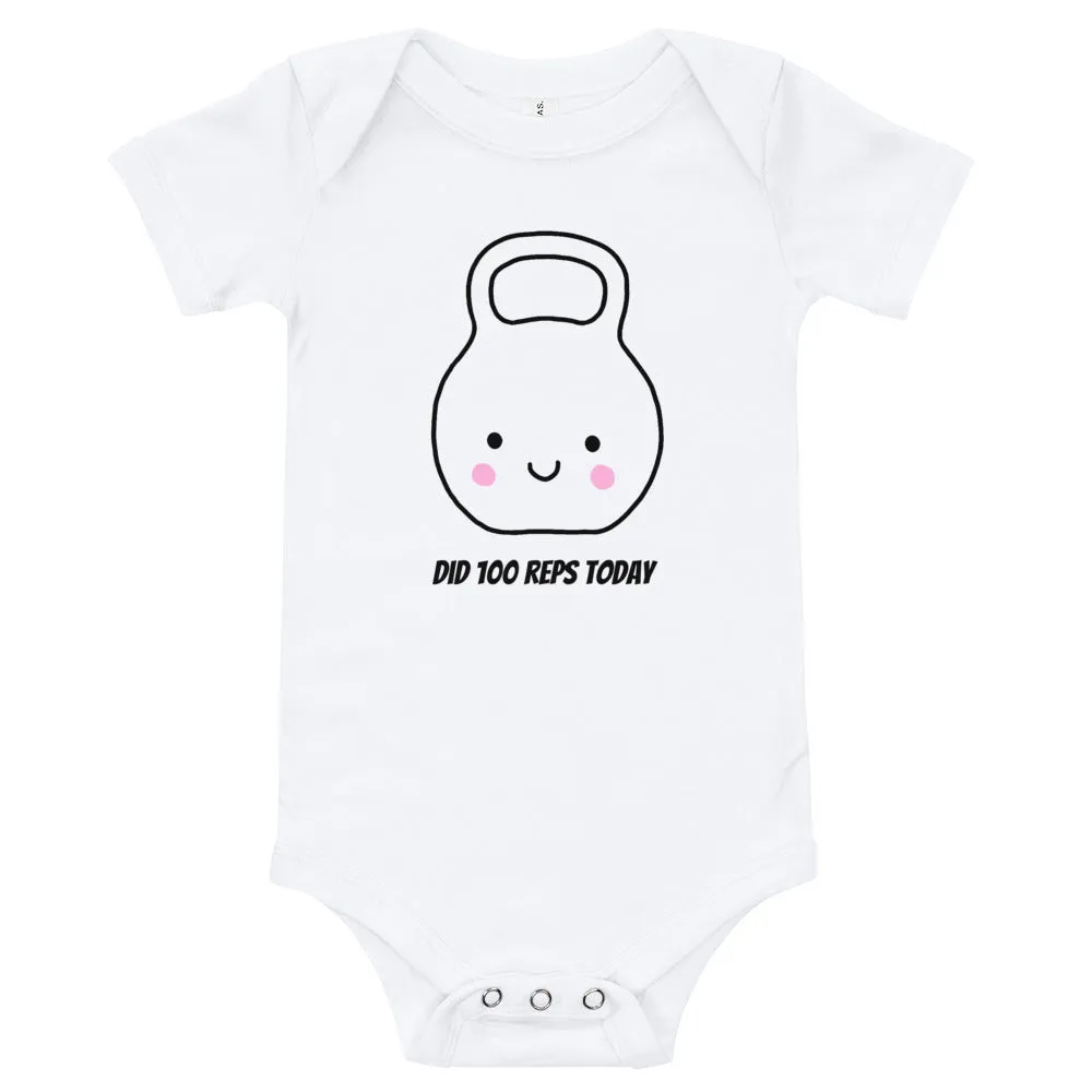 Crossfit and weight lifting baby clothes - Mom positivity onesie