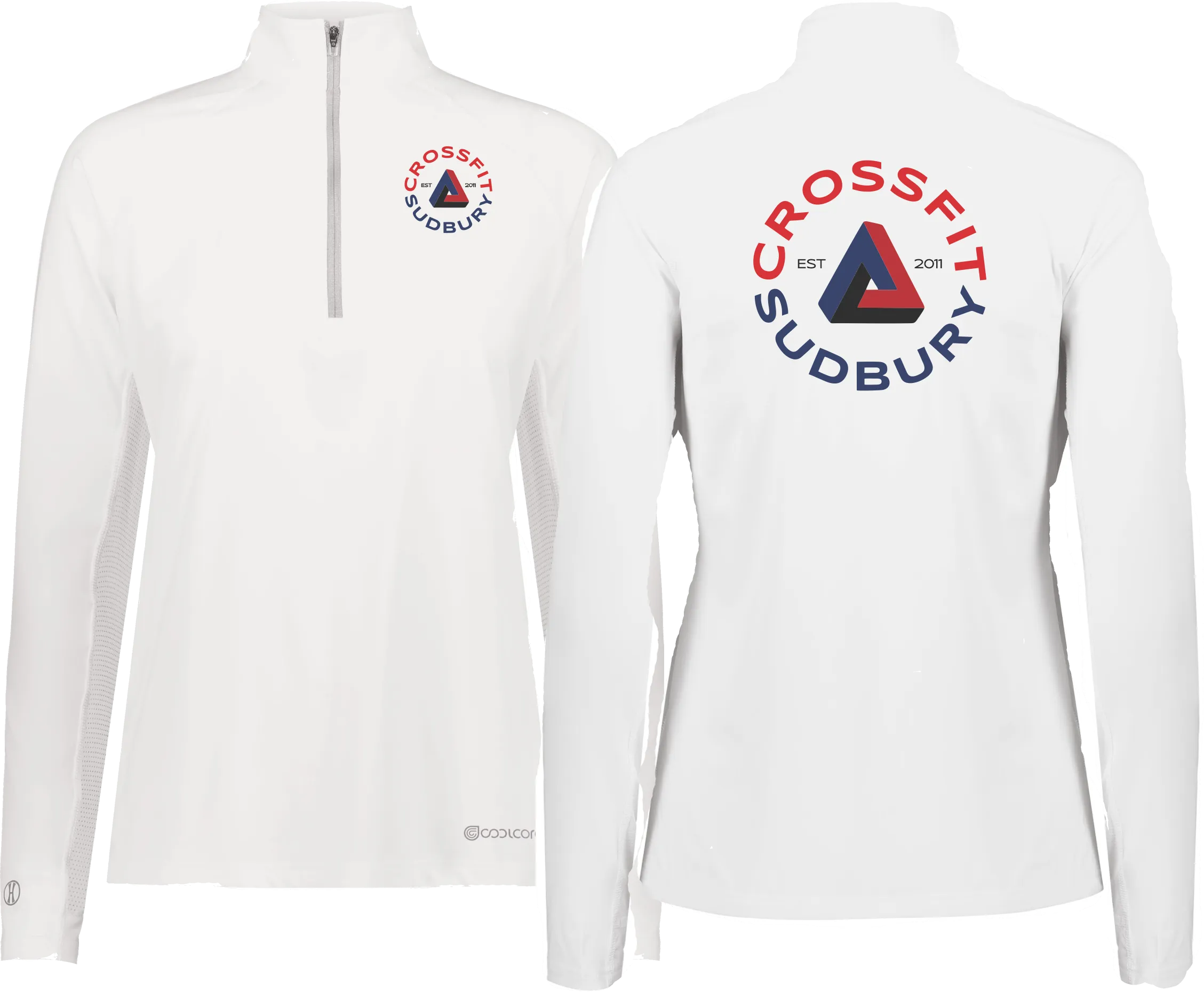 CROSSFIT - LADIES 1/2 ZIP COOLCORE