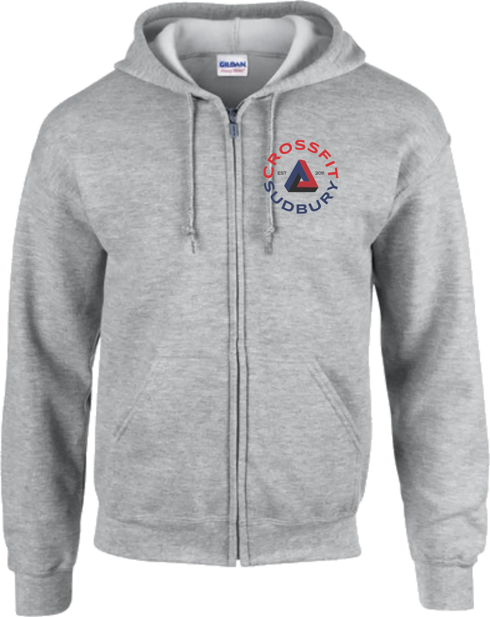 CROSSFIT-SUDBURY - ZIP-UP HOODIE