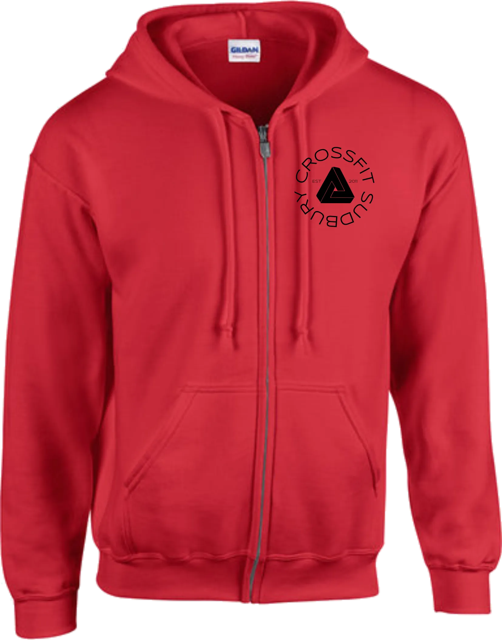 CROSSFIT-SUDBURY - ZIP-UP HOODIE
