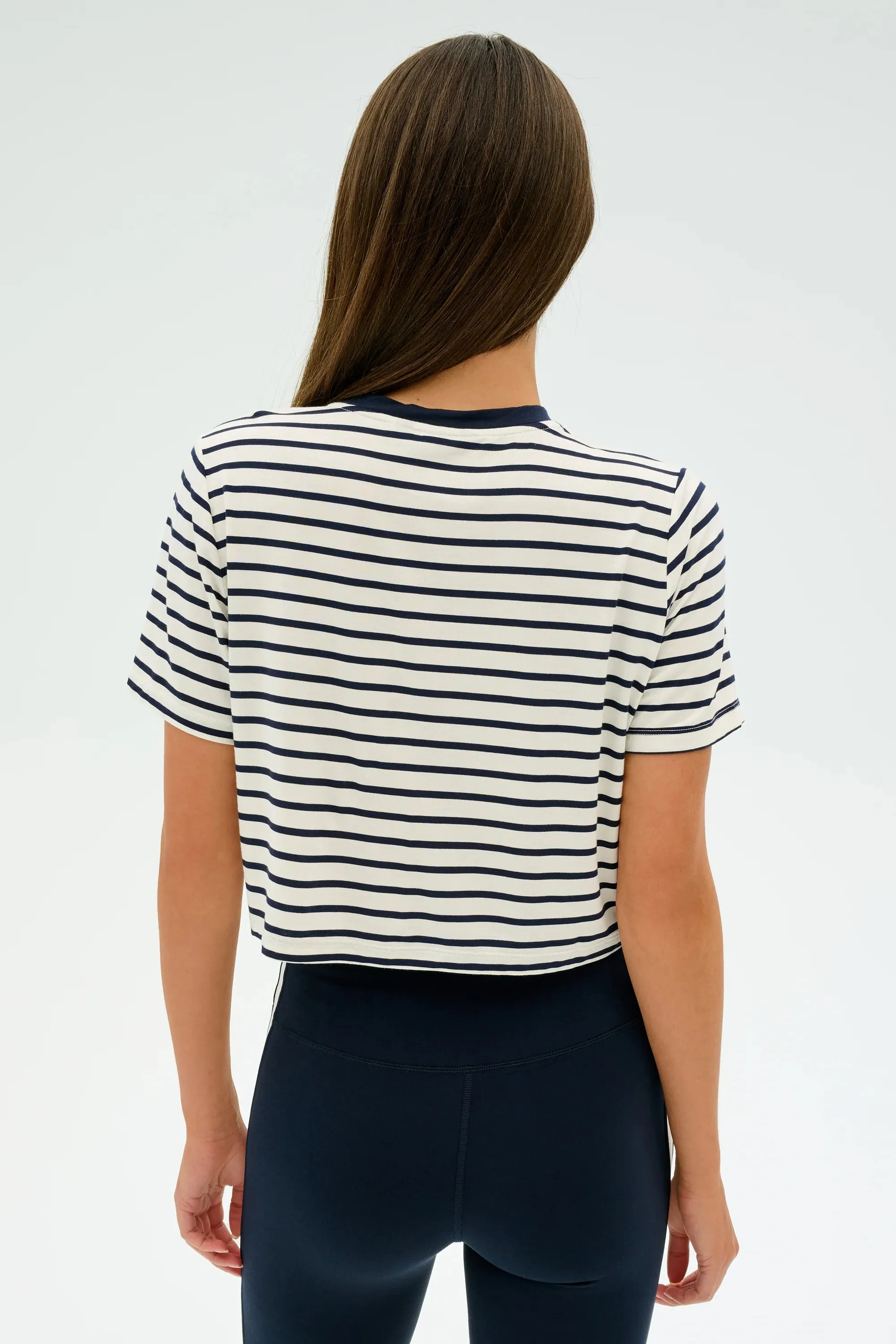 Djuna Crop Ringer Tee Indigo