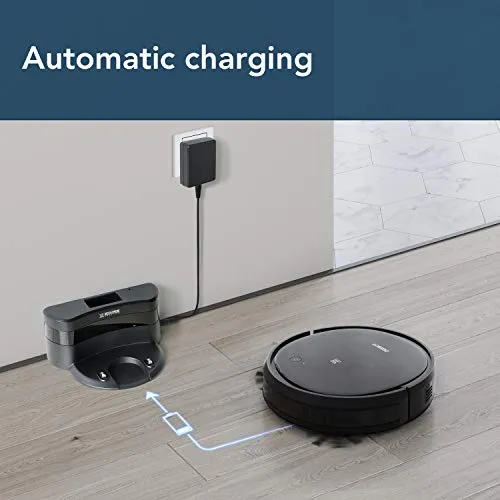 Ecovacs Deebot 500 Robots Vacuum Cleaner Robotic Smart APP Control Max Mode Suction Power 3-Stage Cleaning System Compatible with Alexa