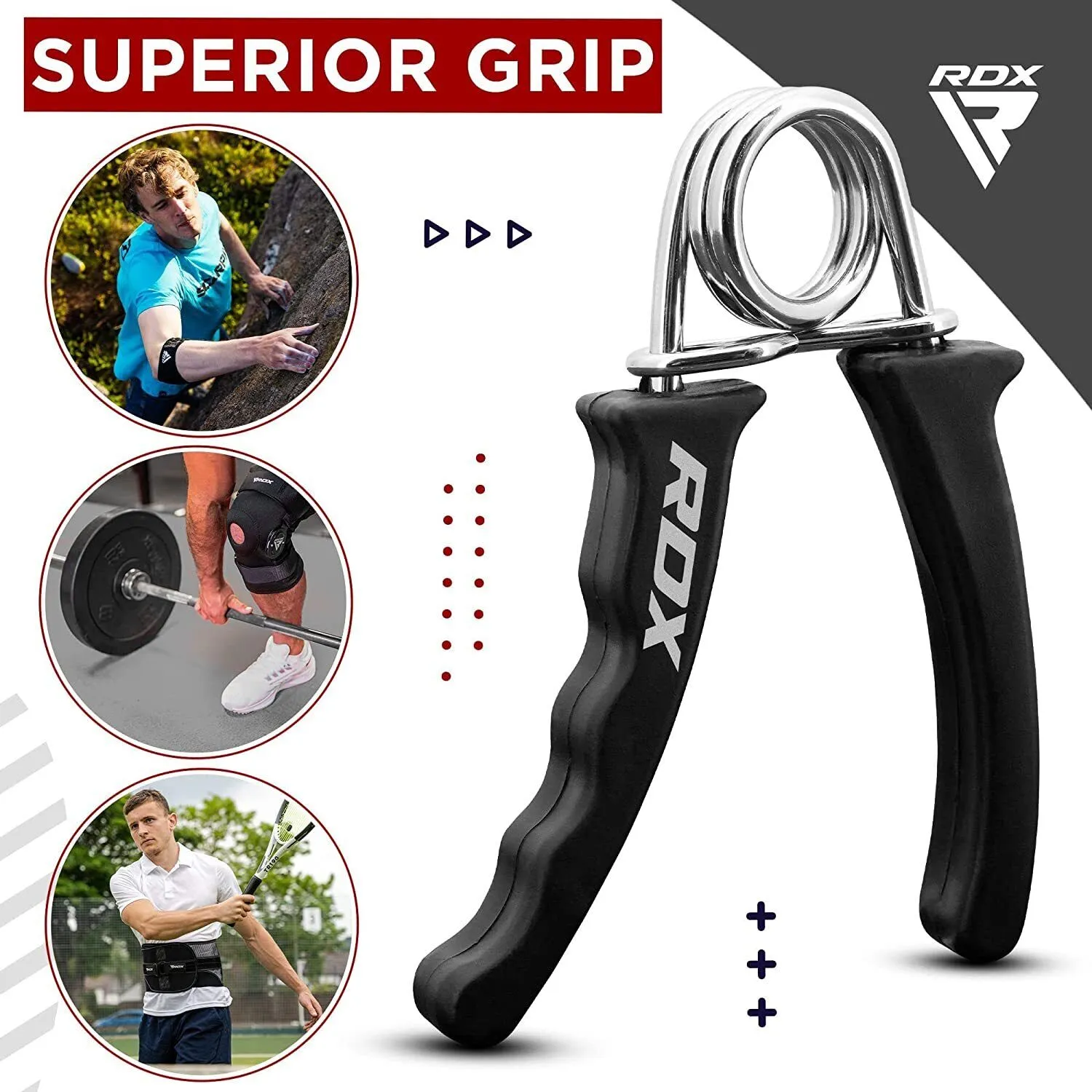 Hndtrner - 'Grip Strengthener' - RDX - Sort