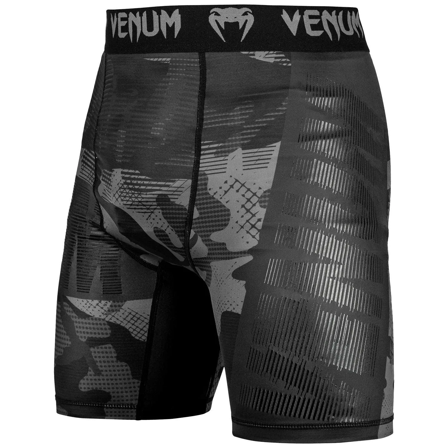 Kompressioshortsit - Venum - 'Tactical' - Camo-Tummanharmaa