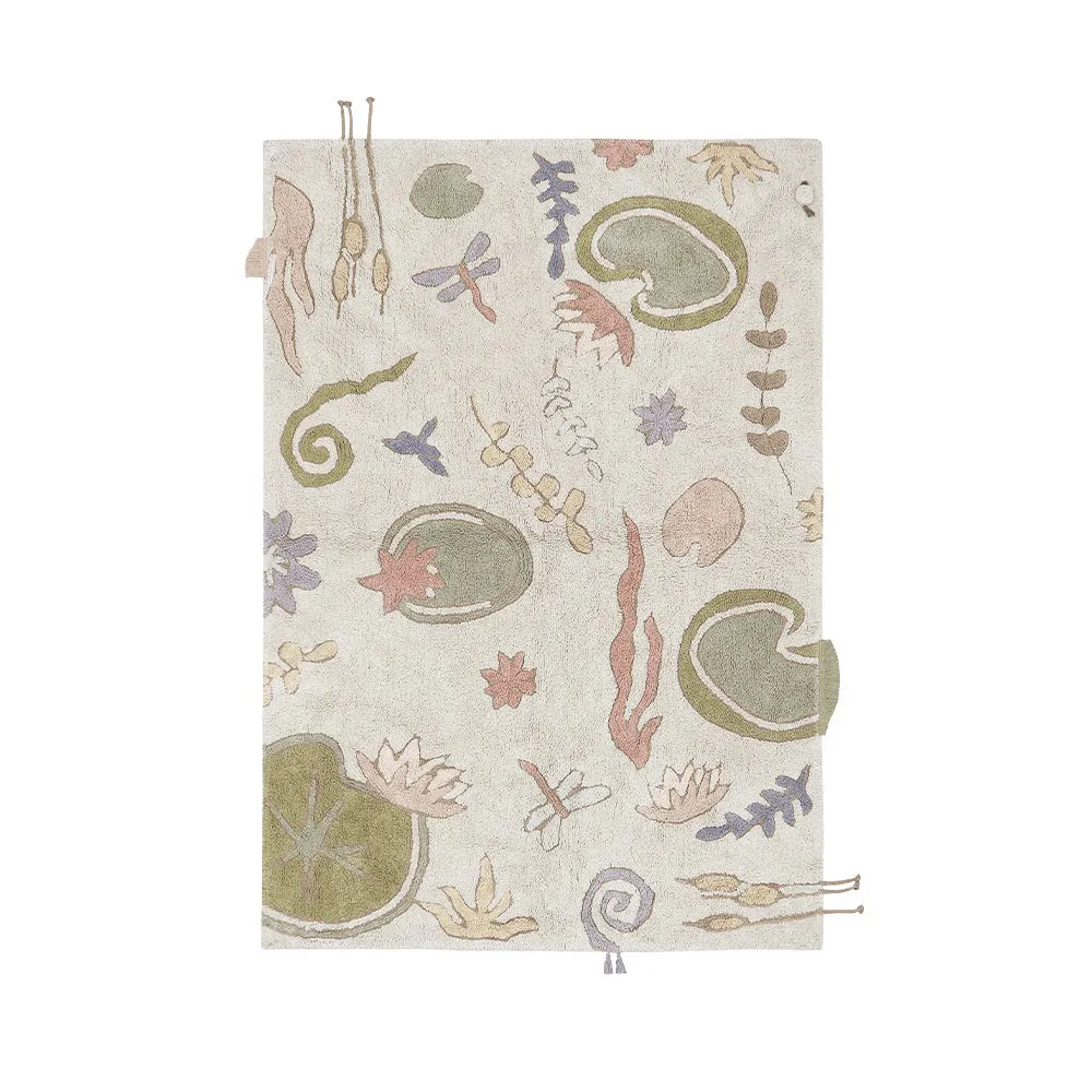 Lorena Canals Maxi Rugs Botanic Fantasy Machine Washable Cotton Rug - 200x300cm (Pre-Order; Est. Delivery in 4-8 Weeks)