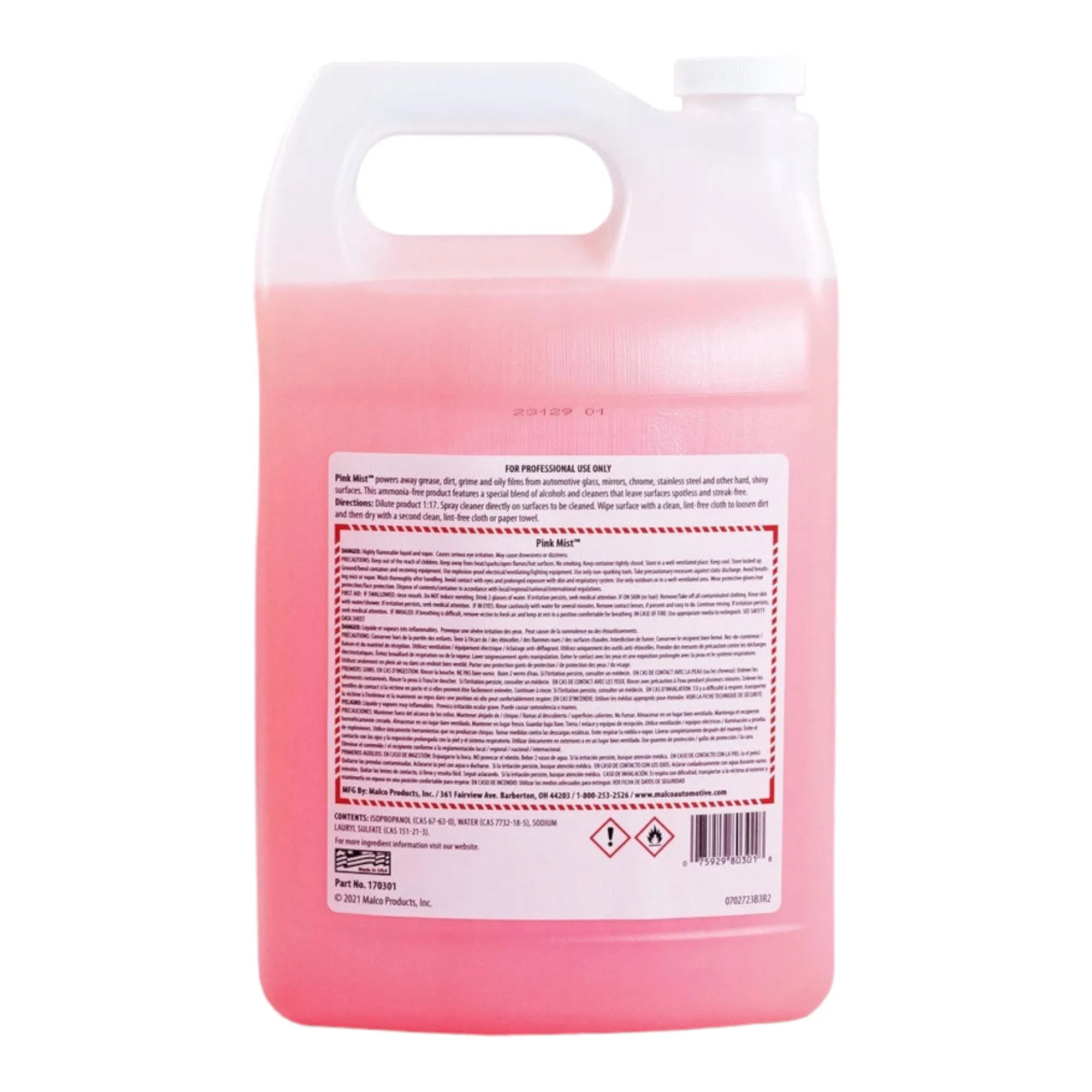 MALCO PINK MIST™ CONCENTRATED GLASS CLEANER