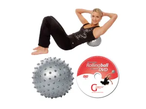 Pilates rullebold   DVD  Gymstick  Gr