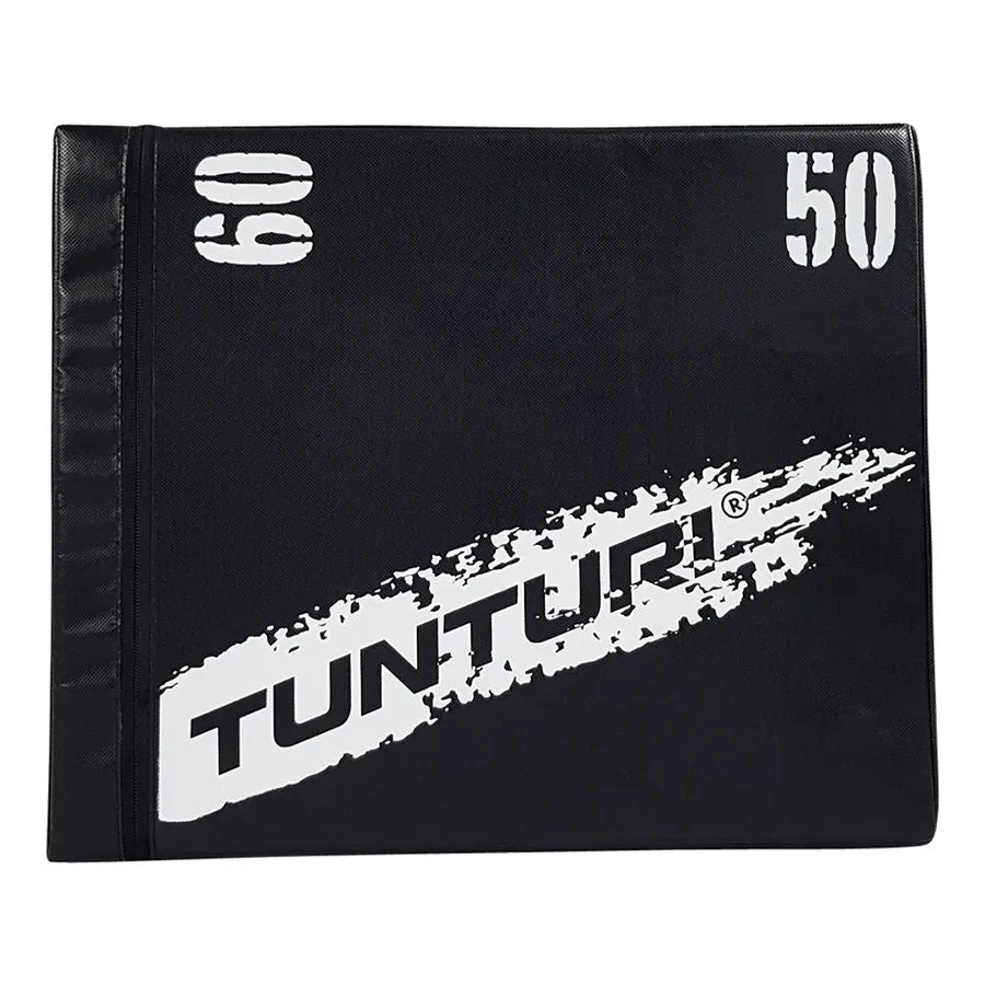 Plyo Box - Tunturi - EVA  40cm x 50cm x 60cm - Pehme - Musta