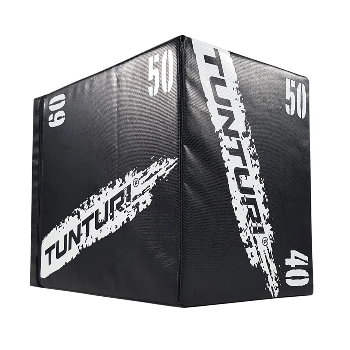 Plyo Box - Tunturi - EVA  40cm x 50cm x 60cm - Pehme - Musta