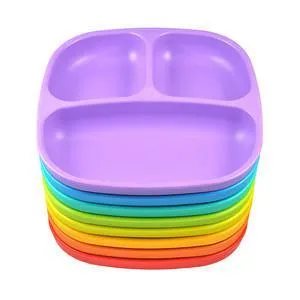 Re-Play Divided Plate - Black